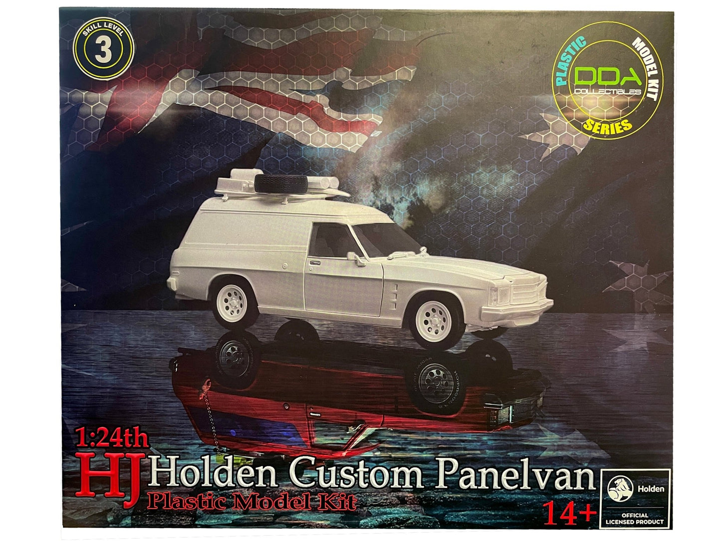 DDA HJ Holden Panel Van Mad Max 1/24 Plastic Kit - Lazy Modeller