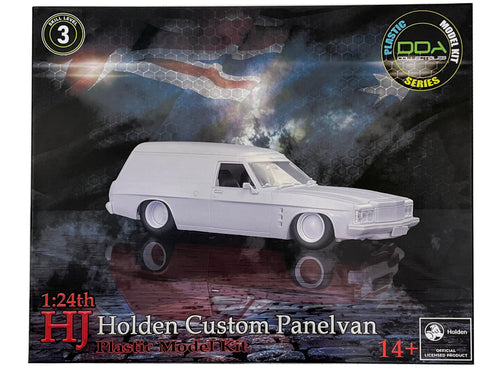 DDA HJ Holden Panel Van Slammed Twin Turbo 1/24 Plastic Kit - Lazy Modeller