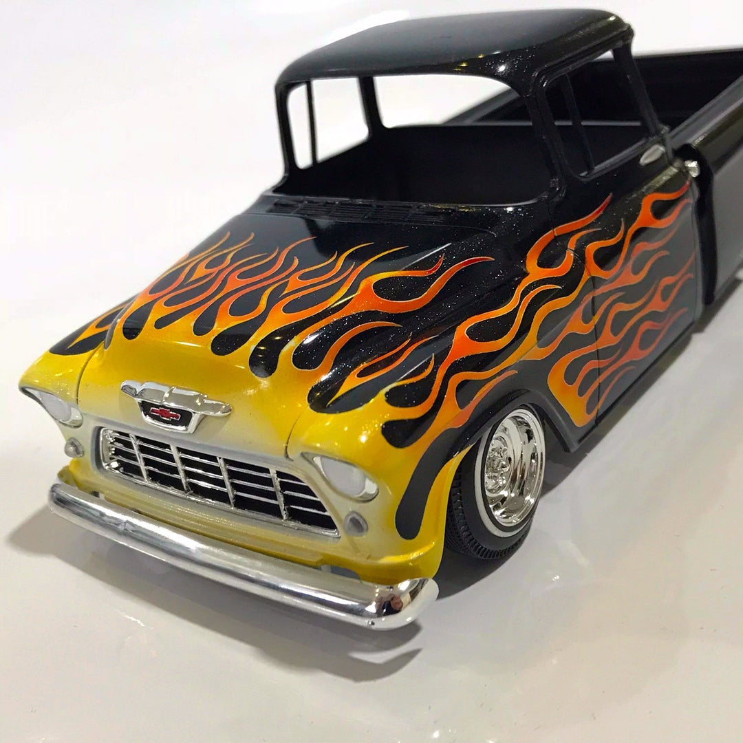 Lazy Modeller 1/25 Scale Flame Paint Masks For AMT 1955-57 Chevy Pickup (Cameo & Stepside)