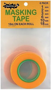 Masking Tape Set 1mm - 18mm - Lazy Modeller