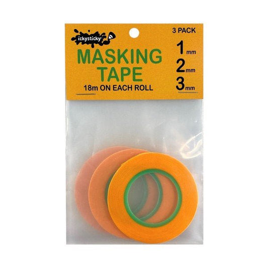 Masking Tape Set 1mm - 2mm - 3mm - Lazy Modeller