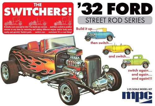 MPC 1/25 1932 Ford Switchers Roadster/Coupe Plastic Model Kit - Lazy Modeller