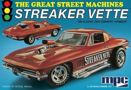 MPC 1967 Chevy Corvette "Streaker Vette" Plastic Kit - Lazy Modeller