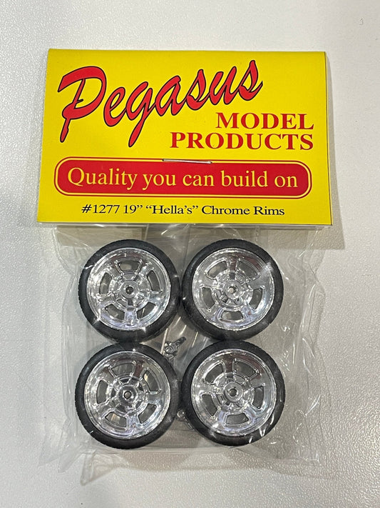 Pegasus 19" Hellas Chrome Wheels - Lazy Modeller