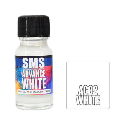 SMS Advance AC02 White 10ml - Lazy Modeller