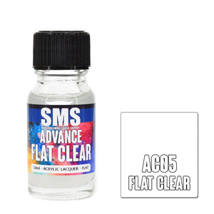 SMS Advance AC05 Flat Clear 10ml - Lazy Modeller