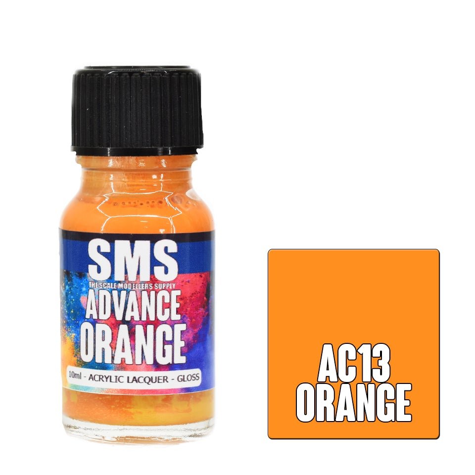 SMS Advance AC13 Orange 10ml - Lazy Modeller