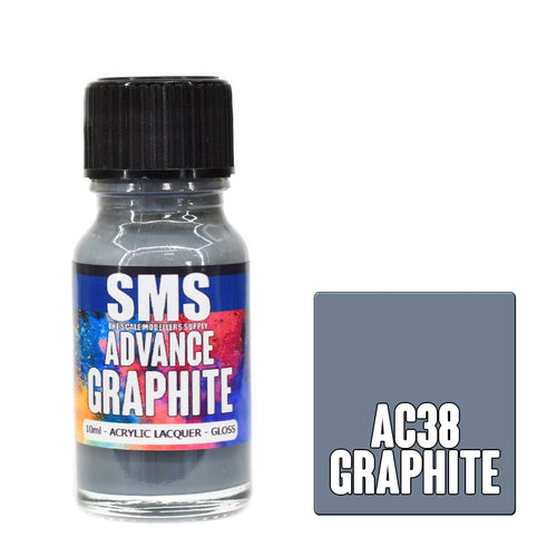 SMS Advance AC38 Graphite 10ml - Lazy Modeller