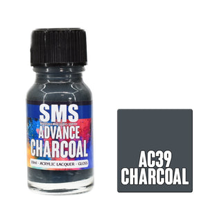 SMS Advance AC39 Charcoal 10ml - Lazy Modeller
