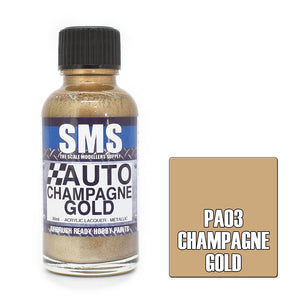 SMS Auto PA03 Holden Champagne Gold 30ml - Lazy Modeller