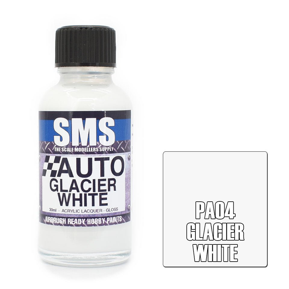 SMS Auto PA04 Holden Glacier White 30ml - Lazy Modeller