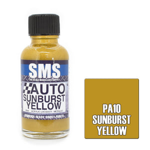 SMS Auto PA10 Holden Sunburst Yellow 30ml - Lazy Modeller