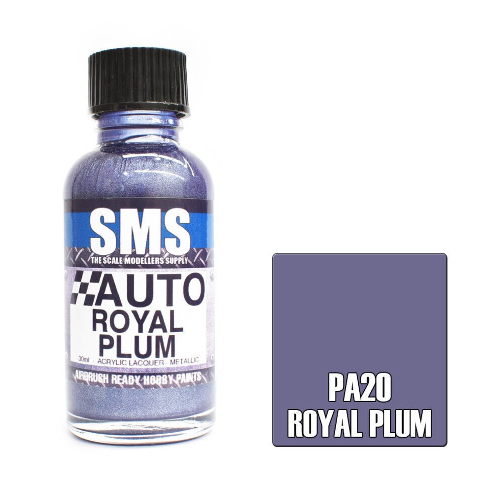 SMS Auto PA20 Holden Royal Plum 30ml - Lazy Modeller