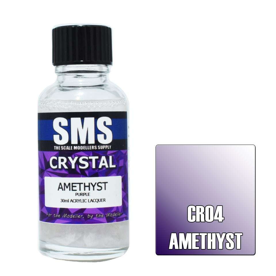 SMS Crystal Pearl CR04 Amethyst 30ml - Lazy Modeller