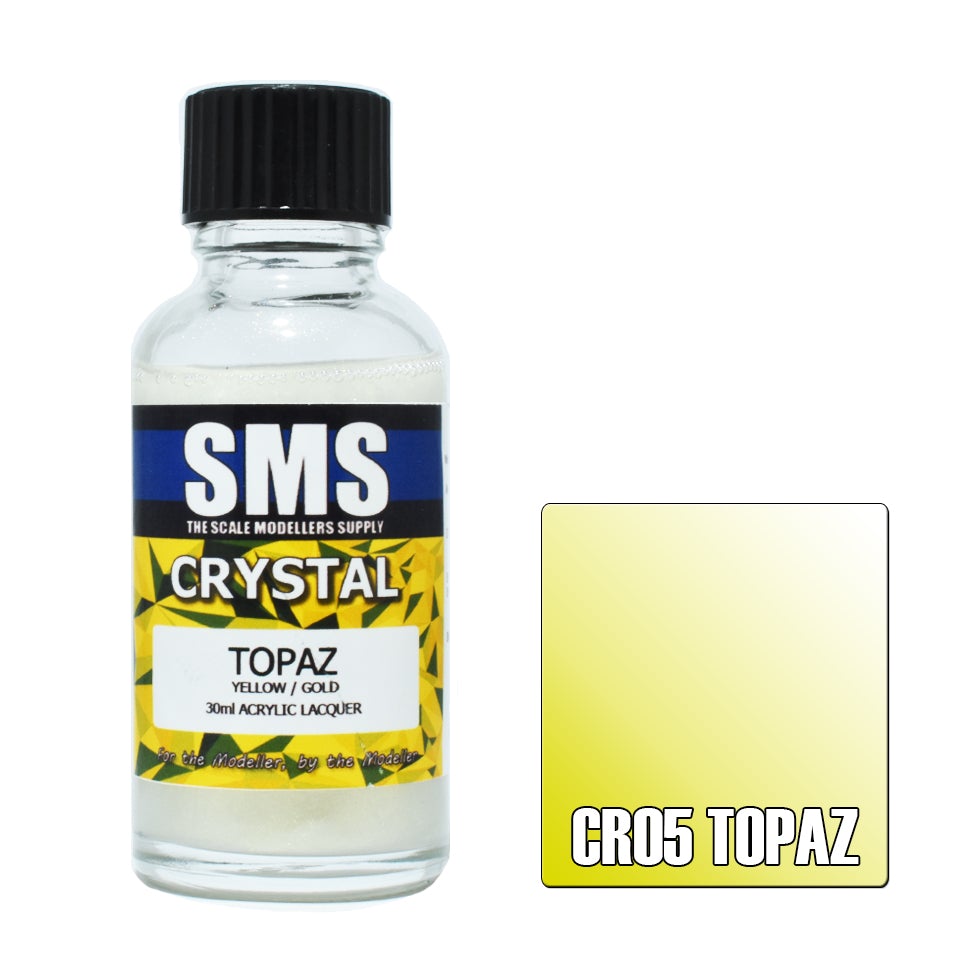 SMS Crystal Pearl CR05 Topaz 30ml - Lazy Modeller