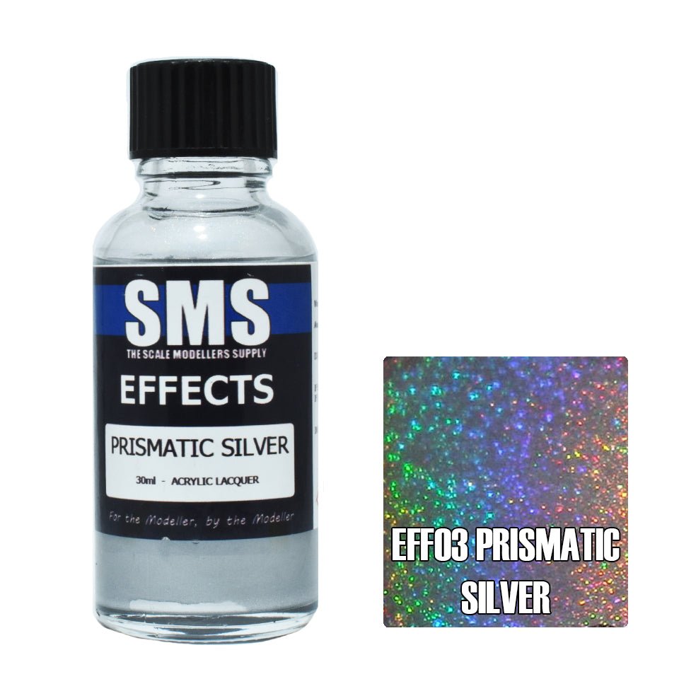 SMS EFF03 Prismatic Silver 30ml - Lazy Modeller
