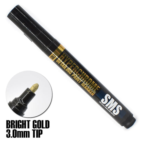 SMS Hyperchrome Marker Bright Gold 3.0mm - Lazy Modeller
