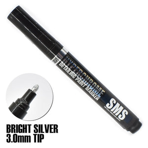 SMS Hyperchrome Marker Bright Silver 3.0mm - Lazy Modeller
