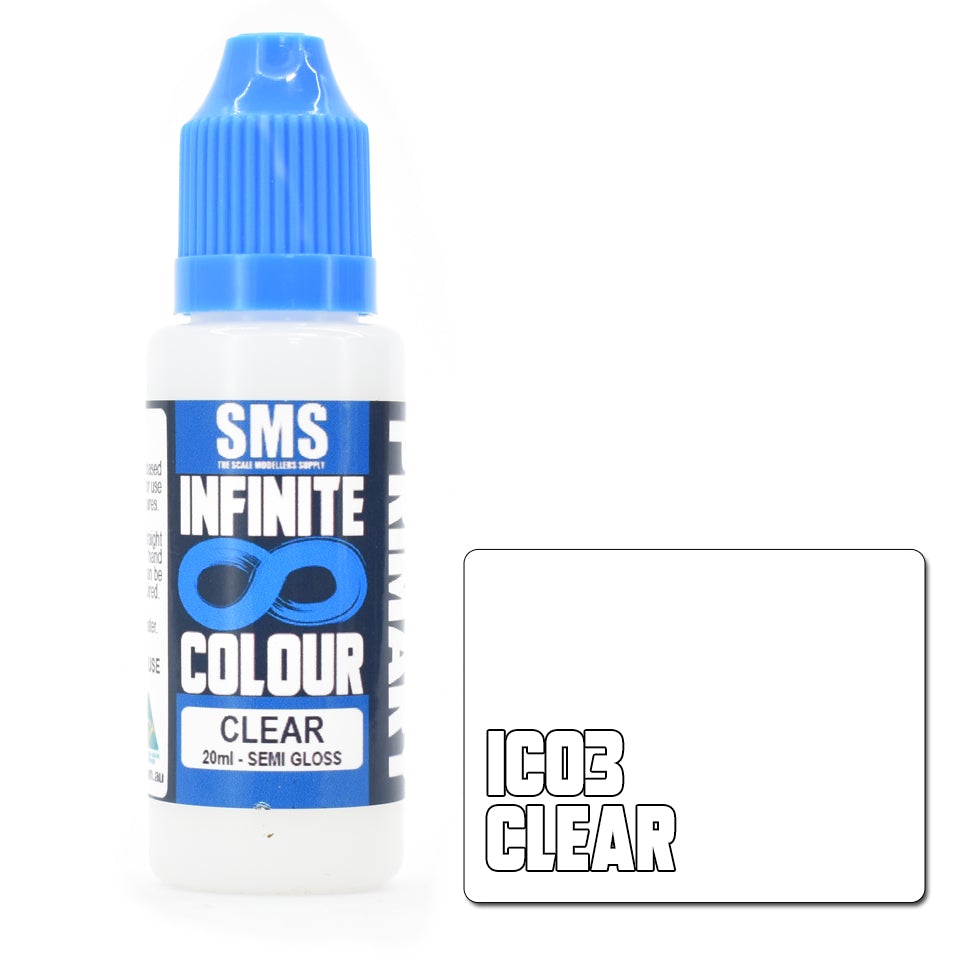 SMS Infinite Colour IC03 Clear 20ml - Lazy Modeller
