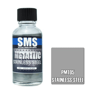 SMS Metallic PMT05 Stainless Steel 30ml - Lazy Modeller