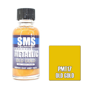 SMS Metallic PMT17 Old Gold 30ml - Lazy Modeller