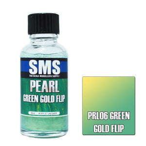 SMS Pearl PRL06 Green Gold Flip 30ml - Lazy Modeller