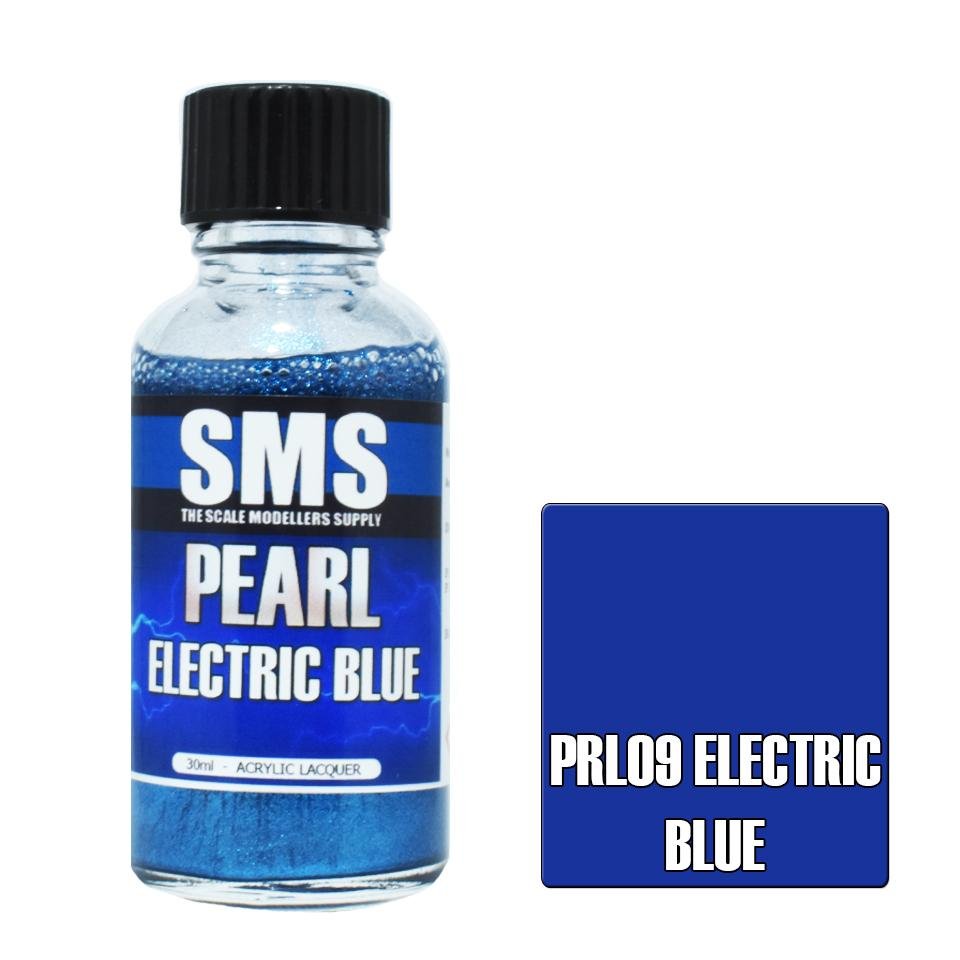 SMS Pearl PRL09 Electric Blue 30ml - Lazy Modeller
