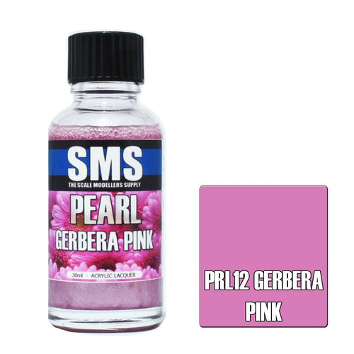 SMS Pearl PRL12 Gerbera Pink 30ml - Lazy Modeller