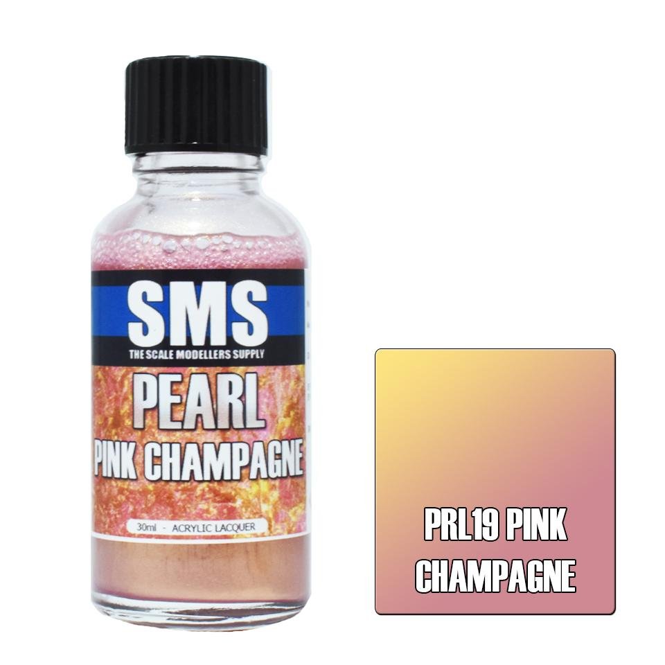 SMS Pearl PRL19 Pink Champagne 30ml - Lazy Modeller