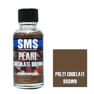SMS Pearl PRL21 Chocolate Brown 30ml - Lazy Modeller