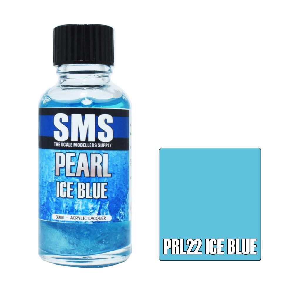 SMS Pearl PRL22 Ice Blue 30ml - Lazy Modeller