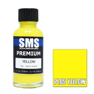 SMS Premium PL05 Yellow 30ml - Lazy Modeller
