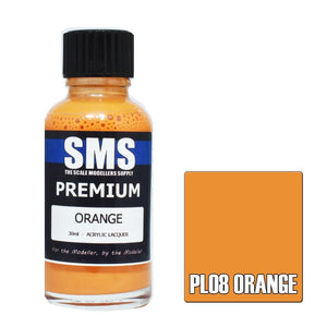SMS Premium PL08 Orange 30ml - Lazy Modeller