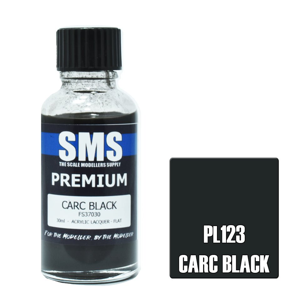 SMS Premium PL123 CARC Black 30ml - Lazy Modeller