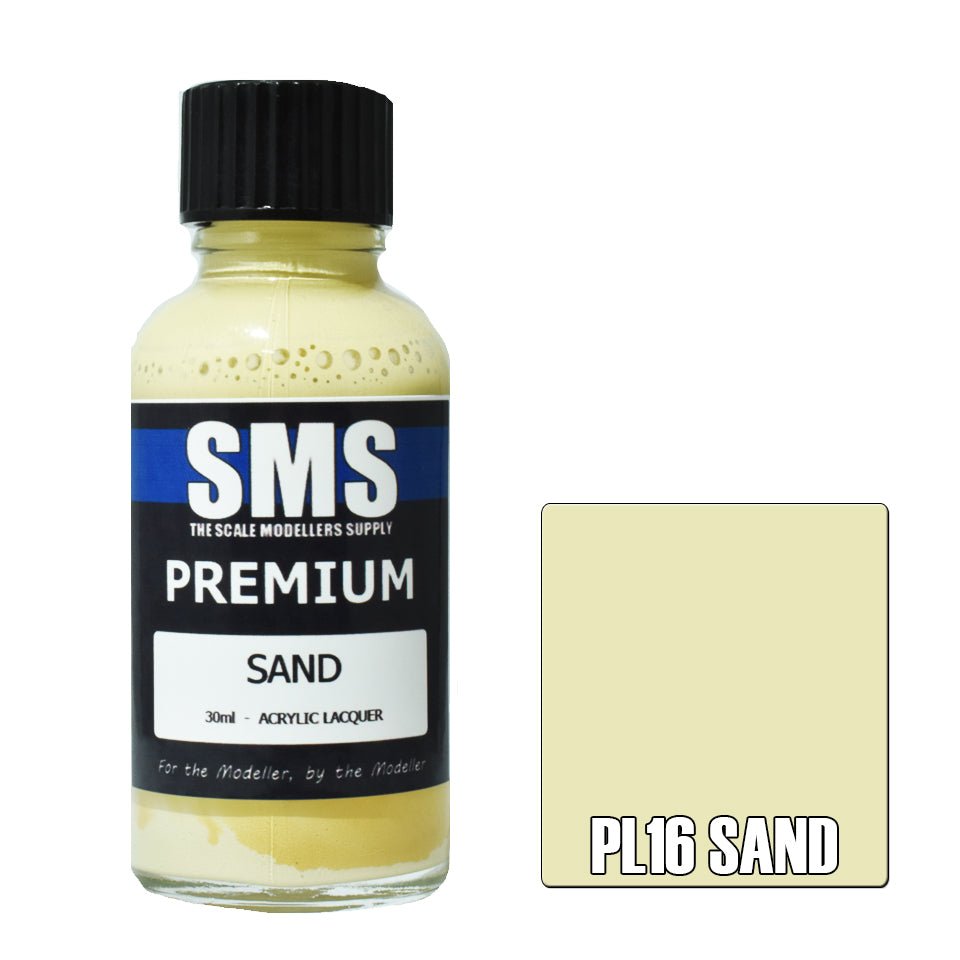 SMS Premium PL16 Sand 30ml - Lazy Modeller