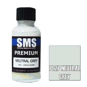 SMS Premium PL27 Neutral Grey 30ml - Lazy Modeller