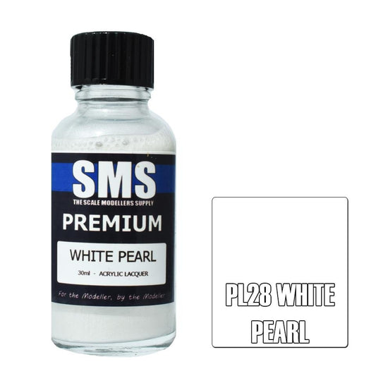 SMS Premium PL28 White Pearl 30ml - Lazy Modeller