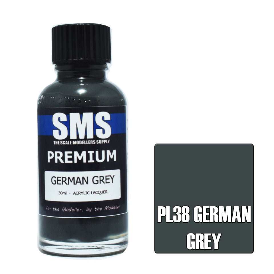 SMS Premium PL38 German Grey 30ml - Lazy Modeller