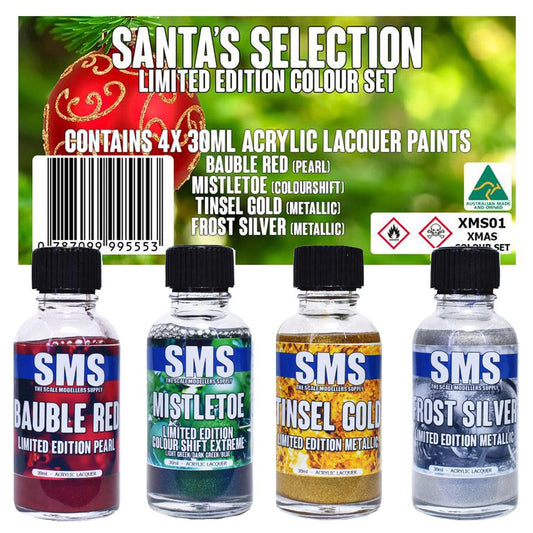 SMS XMS01 Xmas 4 Colour Set Limited Edition - Lazy Modeller